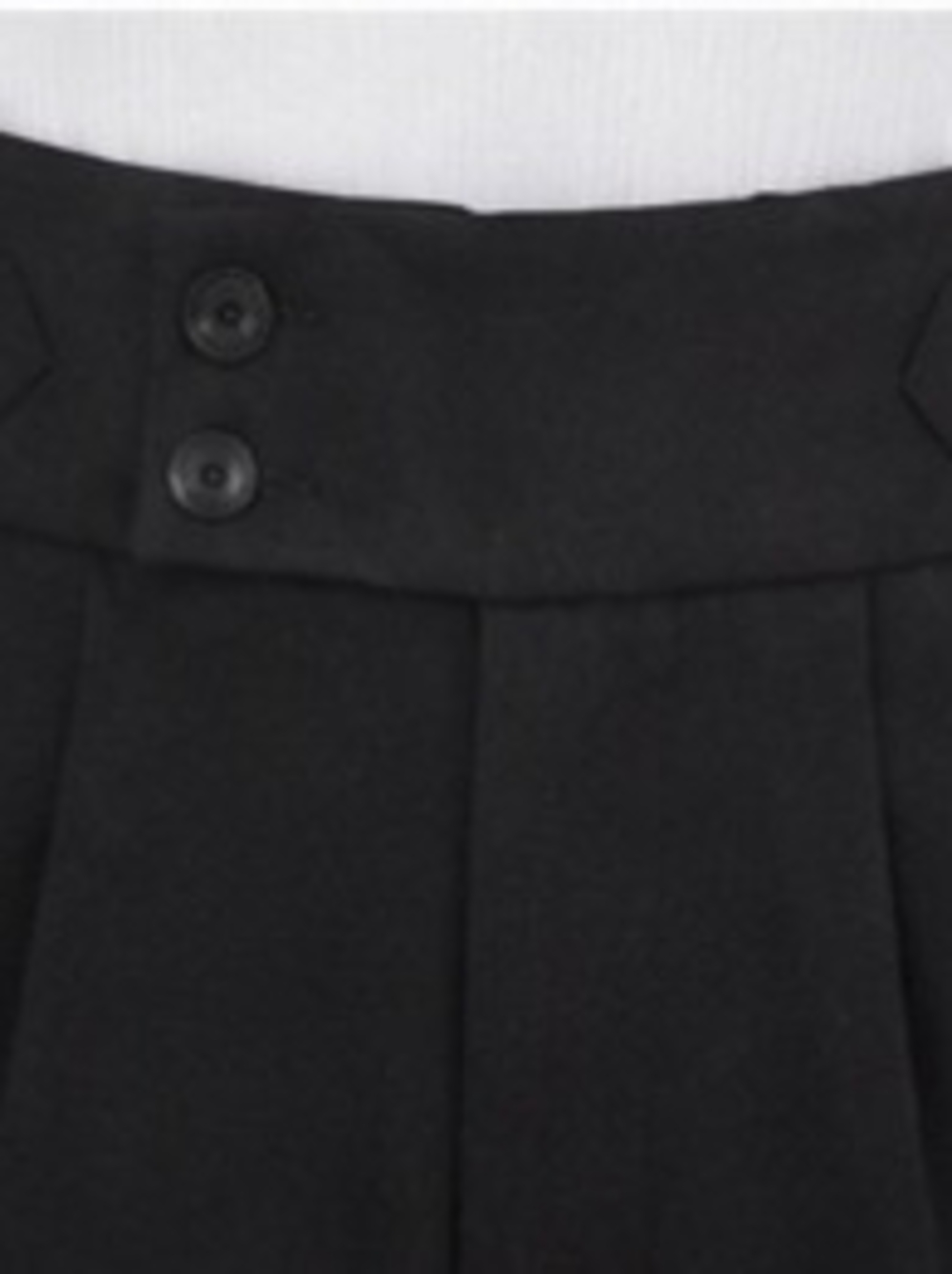 Black High-Waist Tapered Trousers NWT Size 29 Waist - Picture 3 of 4